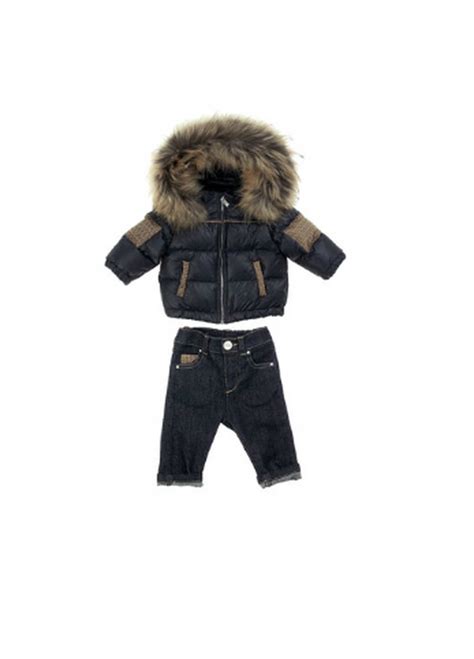 fendi baby bot clothes|fendi raincoat child.